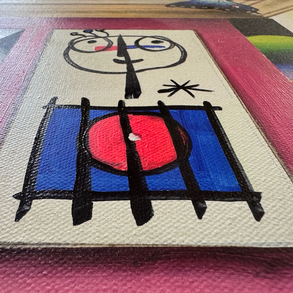 Original Ferjo Oil on Canvas in a beautiful black frame